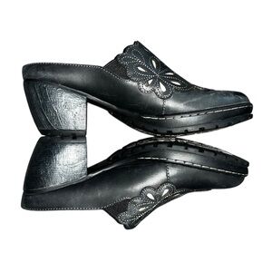 Jambu Balsa Black Clogs Size 8